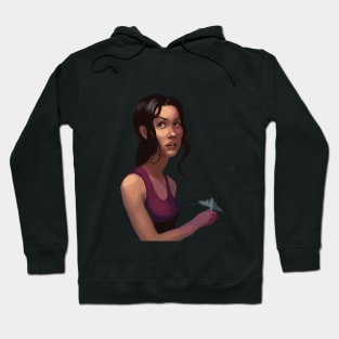 lost kate portrait Hoodie